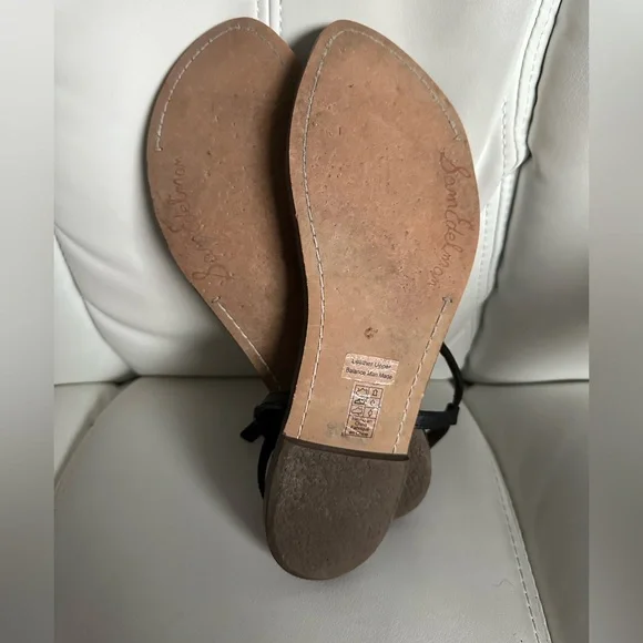 Sam Edelman “Gigi” Black Leather - Size 8 - Picture 3 of 5